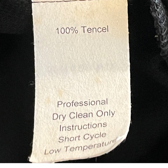 Staley Gretzinger VTG Egyptian Print Art Jacket Black Gold Tencel S/M - Picture 7 of 7